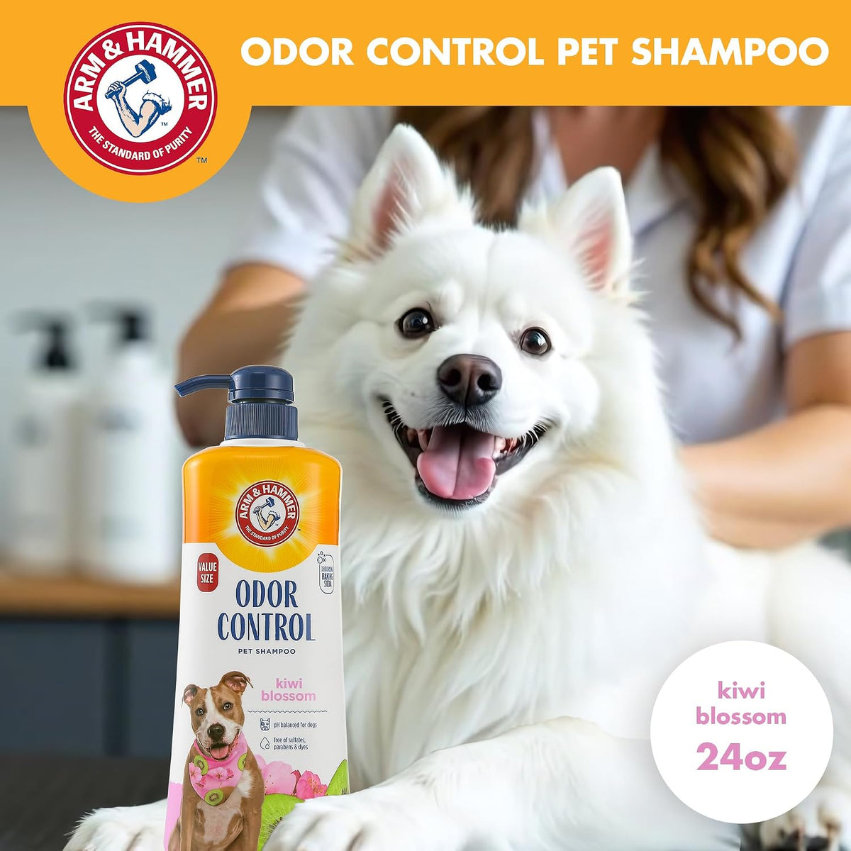 Arm & Hammer Deodorizing Dog Shampoo - Kiwi Blossom / 24 Fl Oz (Pack of 1) - image 2