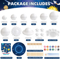 wookidel 64 PCS Solar System Project Kit, Solar System for Kids – Fun for Kids & Family - White - image 2