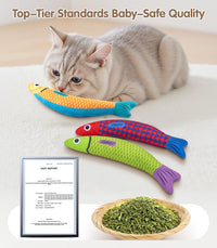 PetBusy Cat Toys with [5000 mg A+Natural Catnip & Silvervine] Kicker - Red+Green+Yellow - image 3