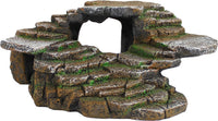 PENN-PLAX Reptology Shale Scape Step Ledge & Cave Hideout - Medium