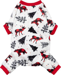Fitwarm Funny Duck Dog Pajamas - Reindeer / Medium