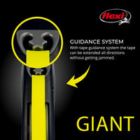 FLEXI Giant Tape Retractable Dog Leash - Black / 26 ft (Large) - image 4