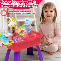 4-in-1 Electric Play Sink Toy - Pink - image 2