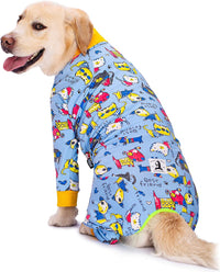 Miaododo cotton dog surgery recovery suit with long sleeves and high collar - view 3