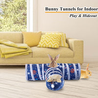 HERCOCCI Rabbit Toys, Bunny Tunnels & Tubes - Blue - image 3