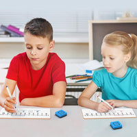 SCRIBBLEDO Dry Erase Number Line Board 12x4 Double Sided 10 Set - 2 Boards - image 4