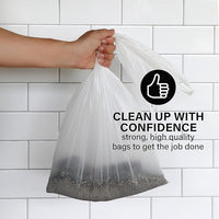 Pet Zone Universal No-Touch Cat Litter Bags & Waste Bag (Pet Waste Bag Great for Cat Litter Boxes) 12 Pack