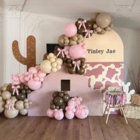 Pink Balloon Arch Kit, 145Pcs Baby Shower Birthday Decor – Fun for Kids & Family - Brown Pink - image 2