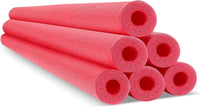 Hanaive white foam pool noodles, 6 pack, 52 inches long with hollow centers - view 9