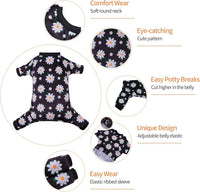 CuteBone Small Dogs Outfit Soft Puppy Onesies Pjs Christmas Dog - Daisy / X-Small - image 2