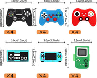 ZHUOWEISM 36 video game cupcake toppers with game controller designs - view 15