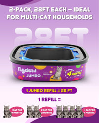 Cat Litter Refill Bags, Jumbo Size, 7-Layer EVOH Odor Barrier - 1 Count (Pack of 2) - image 3