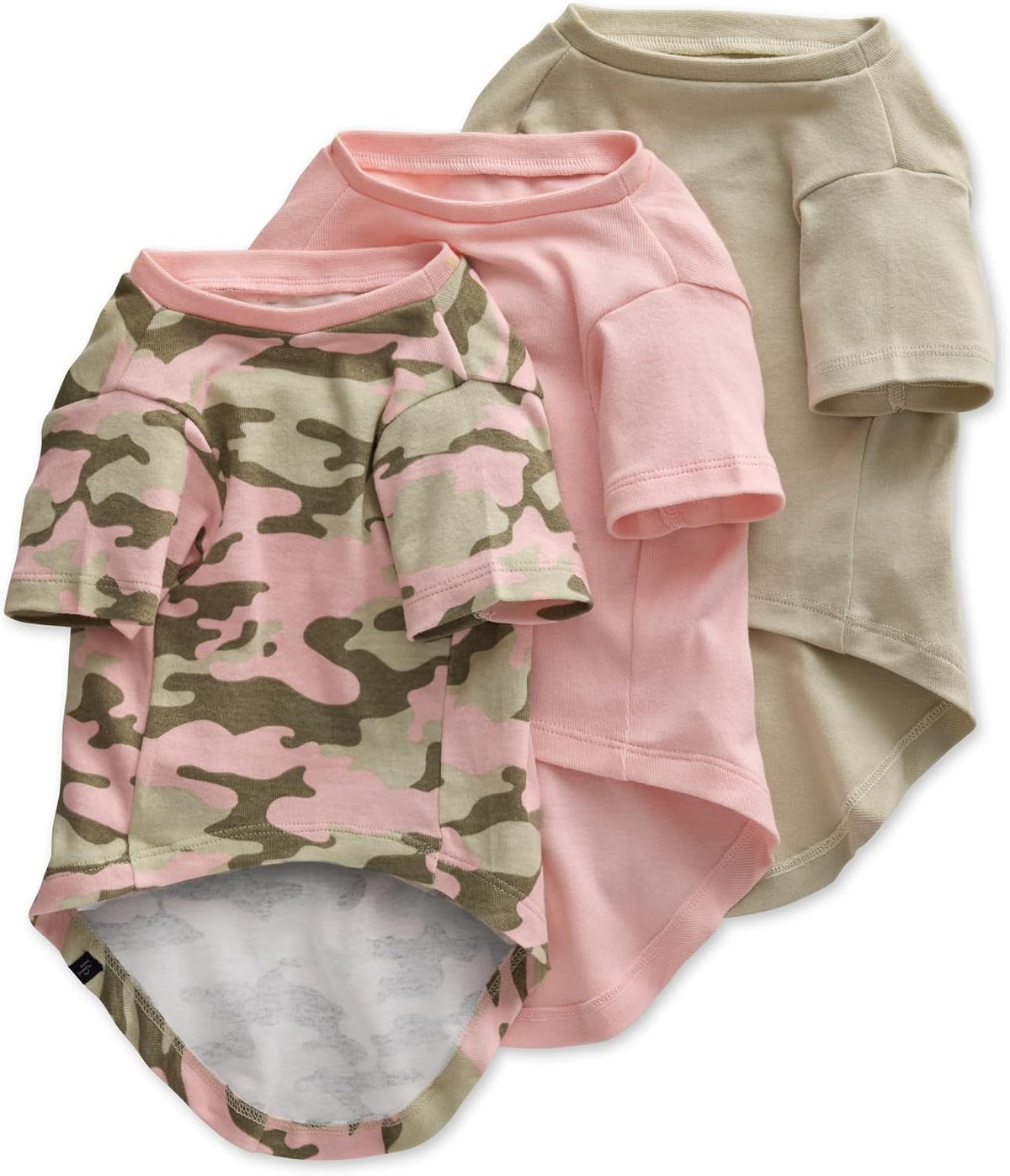 Pet Passion Toby II Dog T-Shirt - Pink Camo / XX-Small (4-7 lbs)
