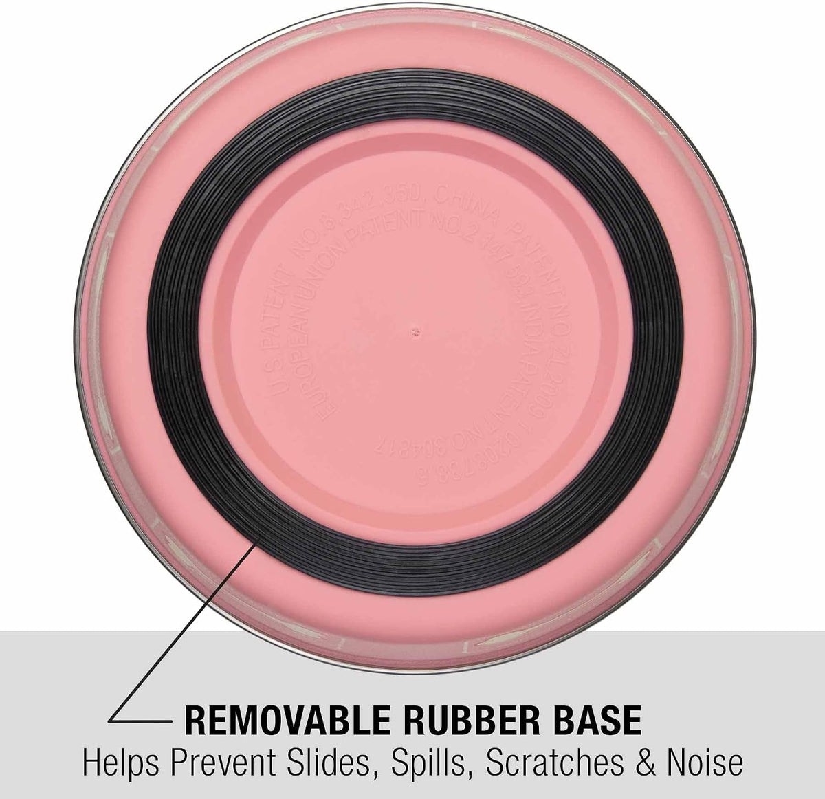Loving Pets Bella Dog Bowls, Stainless Steel Dog & Cat Bowls - Coastal Pink / Small (10-20lbs) - image 3