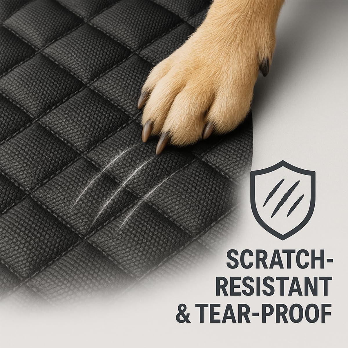 fidozen Dog Car Seat Cover, Waterproof Hammock with Pocket - Standard 54" W - image 3