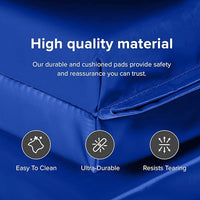 We Sell Mats - 4 ft x 8 ft x 2 in Personal Fitness & Exercise Mat for Home Workout - Lightweight and Folds for Carrying – All Purpose Home Gym Mat – Thick Mat for Yoga, Pilates, Stretches, and Floor Exercises