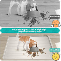 Dog Mat for Food and Water - Cream / 39.4"L x 27"W - image 3