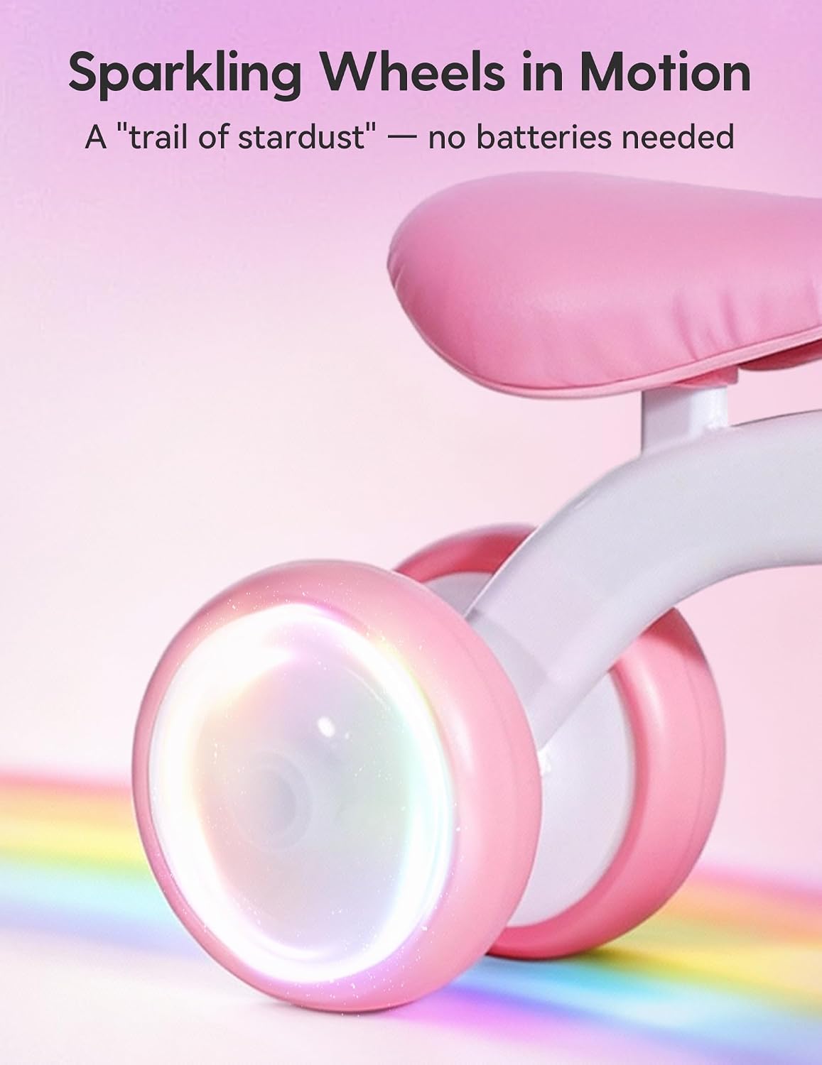 Babelio Baby Balance Bike for 1 Year Old - Pink - image 2