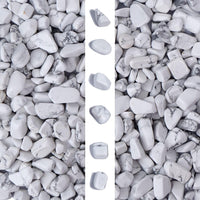 gemshan 2lb Rose Quartz Chips Natural Crushed Crystal Chip Bulk - Turquoise