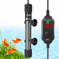 AquaMiracle Aquarium Heater 15W Fish Tank Heater for 1-3 Gallon Tanks – Essentials for Fish - For 20-40 Gal Tank