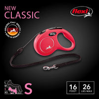 FLEXI Classic Cord Retractable Dog Leash - Red / Small - 16 ft (Cord) (Pack of 12) - image 2