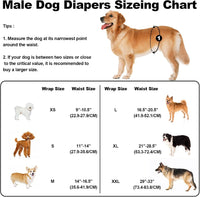 Washable Dog Diapers Male Reusable - Navy，Dark Green，Grey / Medium - image 3