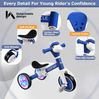 Tricycle for Kids 1-3 Year Olds - Flash Wheel Blue - image 4