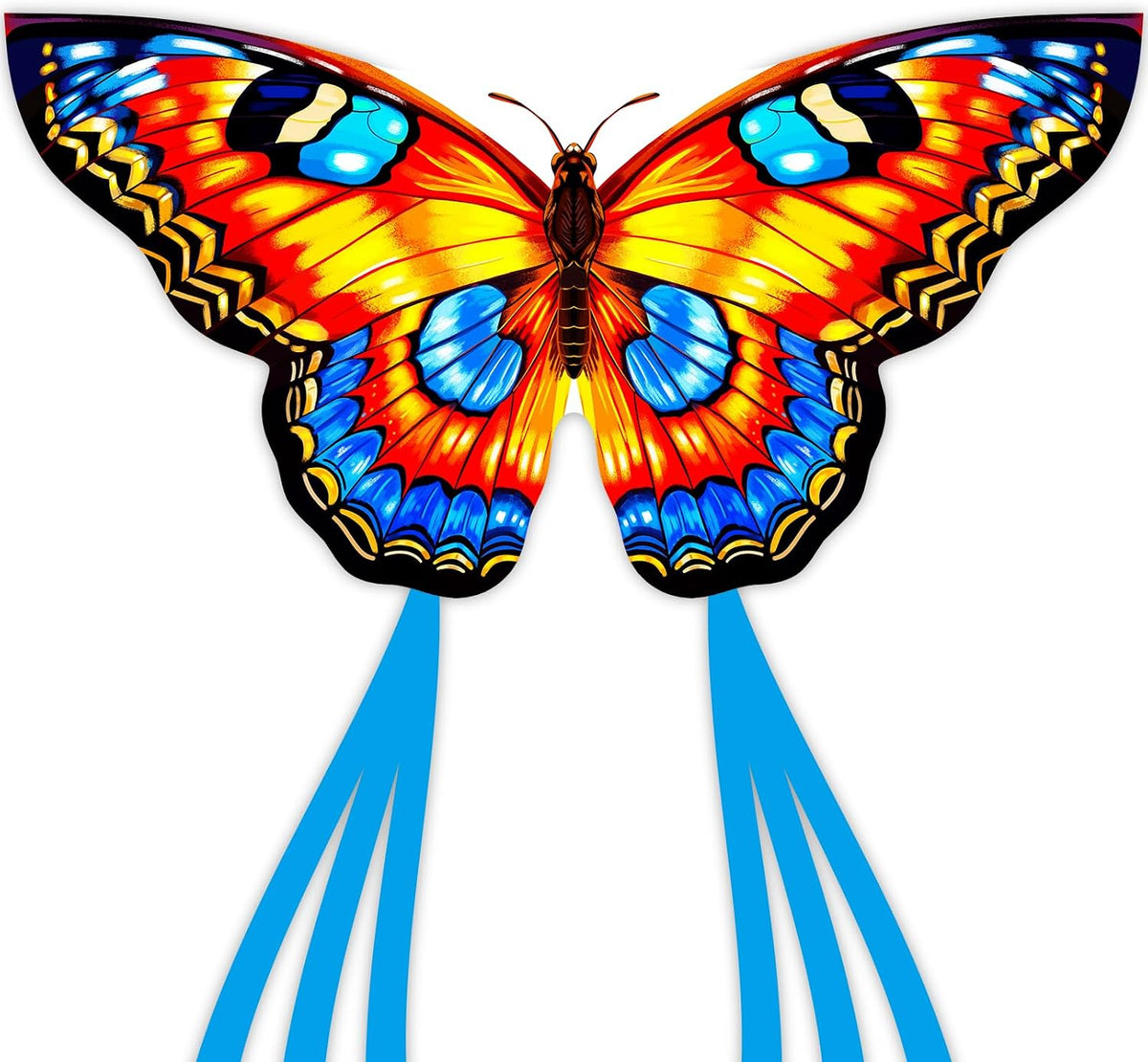 Xida Butterfly Kites for Kids and Adults Easy to Fly - Brilliant Golden