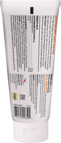 Nutri-Vet Hairball Paw Gel, Cat Hairball Remedy, Kitten Supplies, Hair Ball Relief for Cats, Fur Ball Remedy, Soybean & Coconut Oil, Chicken Flavor, 3 oz, Packaging May Vary