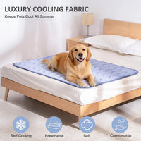 Cooling Mat for Dogs, 28"x 19" Thick & Durable Dog Cooling Mat - Blue / XL - image 4