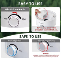 Coospider Reptile Fogger Humidifier - 4.2 liters - image 4