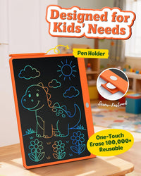 10 Inch LCD Writing Tablet for 3-8 Year Olds - Orange / 16 inch - image 4