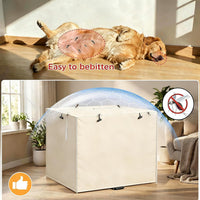 Dog Kennel Cover, Dog Crate Cover 48 Inch for Wire Dog Cages - 36.0"L x 23.0"W x 25.0"H / Beige - image 4