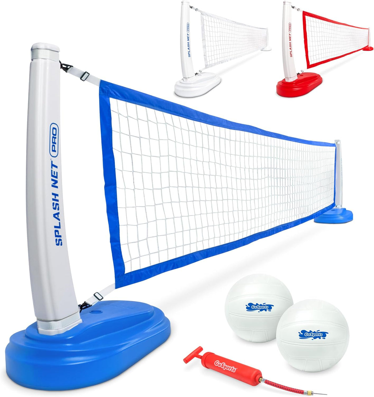 GoSports Splash Net PRO Pool Volleyball Net, or Blue - Blue