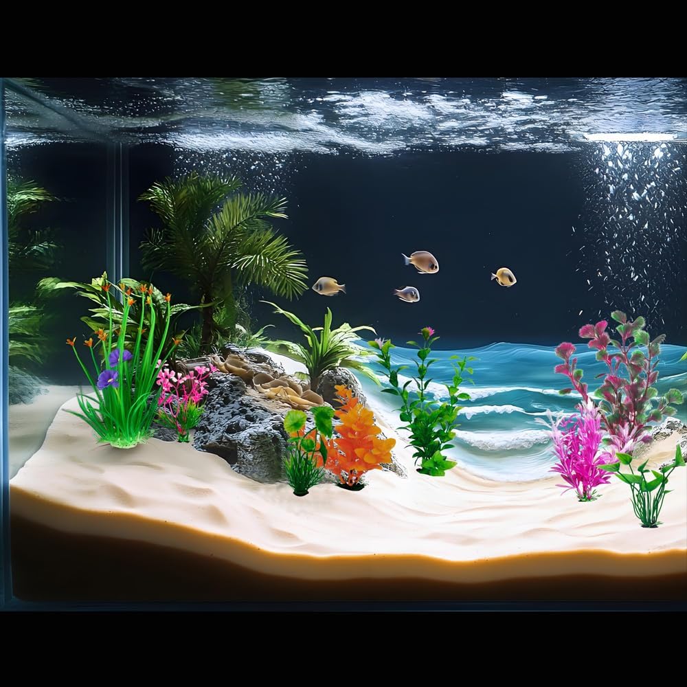 11 PCS Premium Fish Tank Accessories or Fish Tank Decorations - image 2
