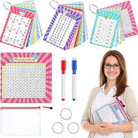 13 Pcs Multiplication Flashcards 0-12 - Multiplication Practice Set