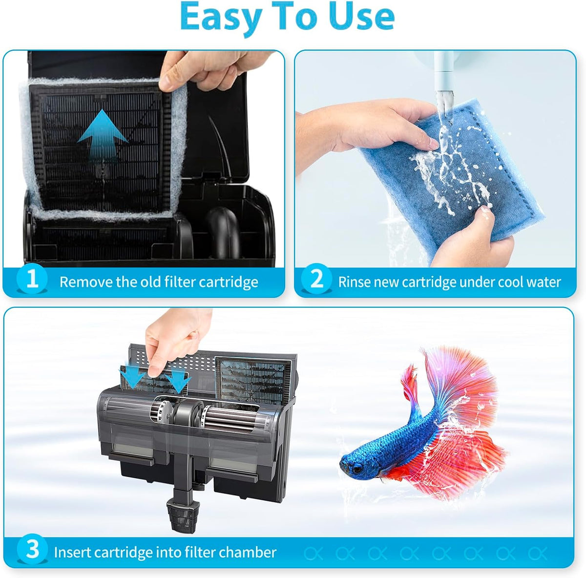 12 Pack Rite-Size C Filter Cartridges Compatible with Marineland - 12 Pack - image 2