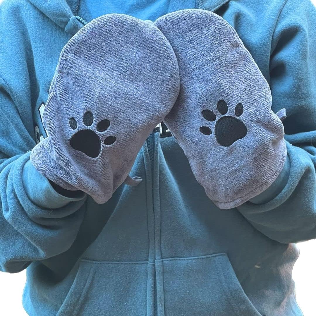 Penny & Niko Microfiber Pet Towel Mitts - Standard - 2 pack / Gray - image 2