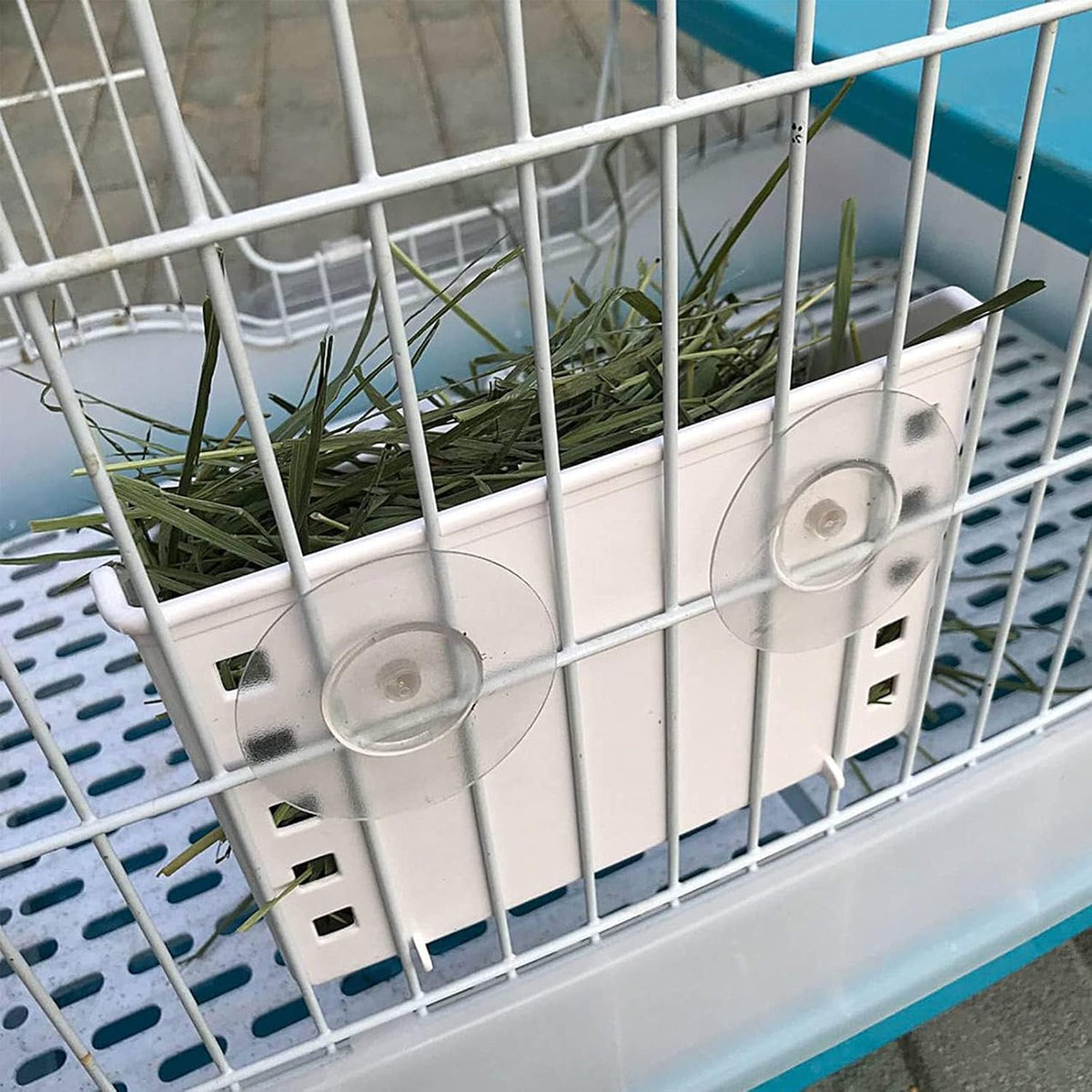 Hay Feeder for Rabbit, Bunny Hay Holder Guinea Pig Hay Feeder Plastic Hay Rack for Rabbits Small - 12.5 X 4.5 X 5.3 inches, 1 Piece - image 4