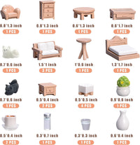 23 PCS Mini Dollhouse Furniture Resin Accessories Set – Fun for Kids & Family - image 4