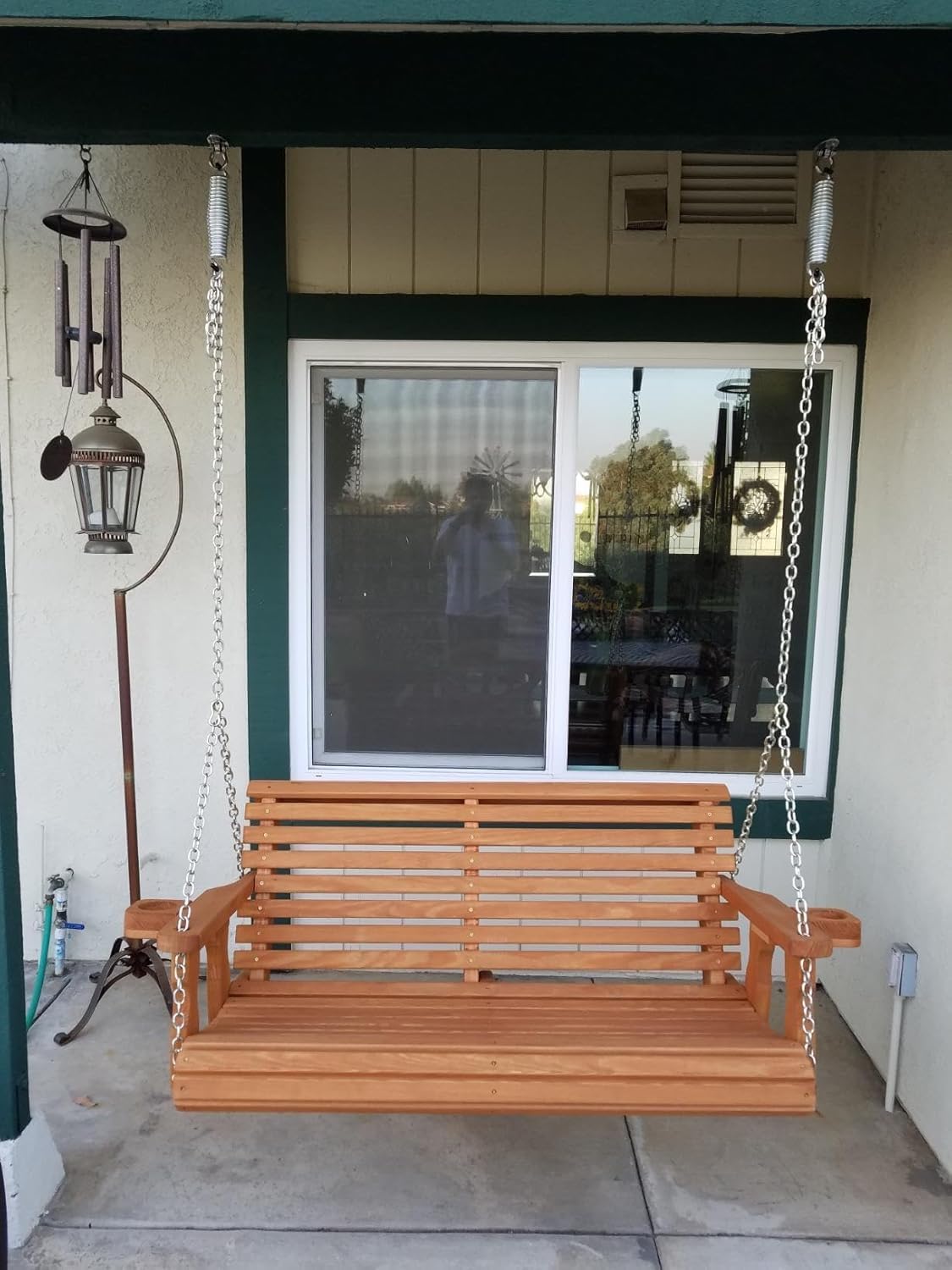 WILD MAN 304 stainless steel porch swing spring with asymmetrical hook for hammock chairs - view 5