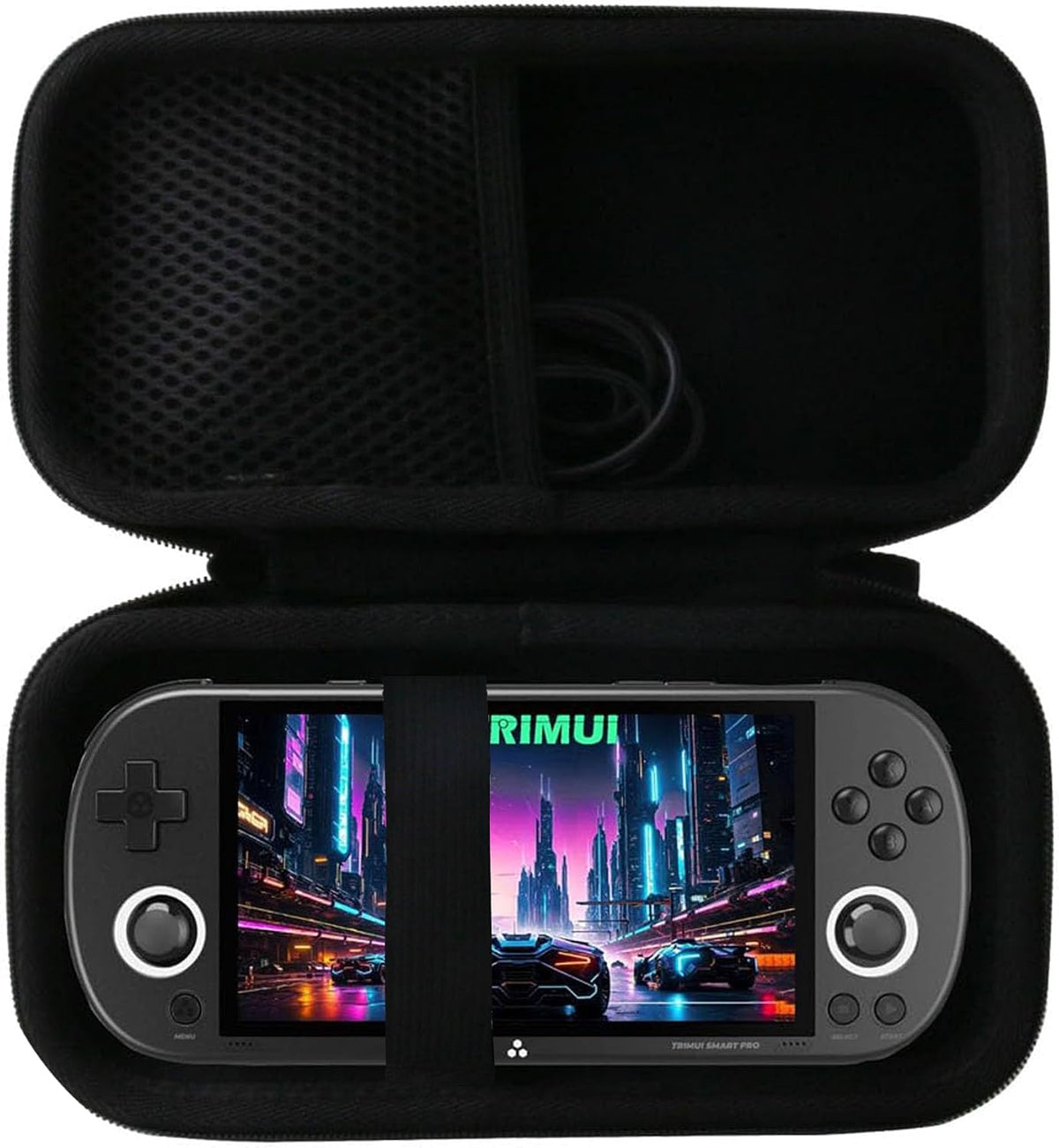 WERJIA black hard EVA carrying case for Retroid Pocket 4 and Trimui Smart Pro - view 2