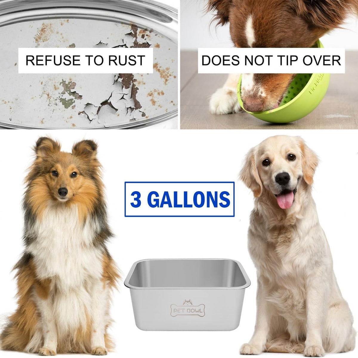 Vumdua Water Bowls for Large Dogs - image 3