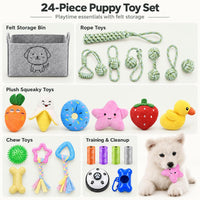 LECHONG Dog Toys for Aggressive Chewers Tough Rope Chew Toys - 24pack - image 2