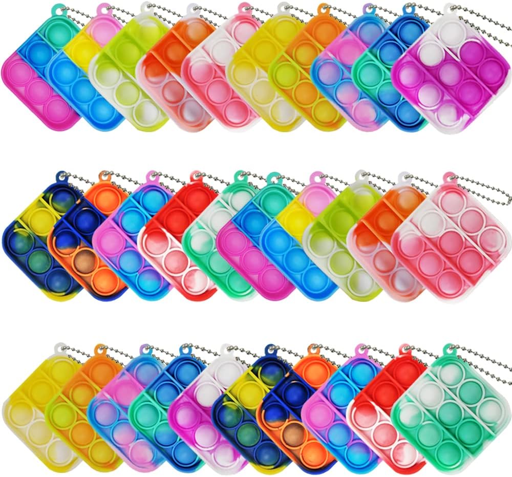 120Pcs Mini Pop Bubble Fidget Toys - 30pcs