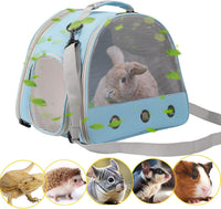 Bearded Dragon Travel Carrier, Lizards Carrier - Blue / Mesh Carrier