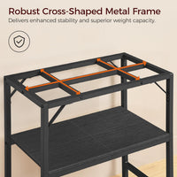 MAHANCRIS 20 Gallon Fish Tank Stand - Black / 40-50 Gallon - image 4