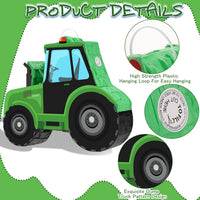 Aoriher Construction Dump Truck Excavator Piñata with Blindfold Bat – Fun for Kids & Family - Tractor - image 3