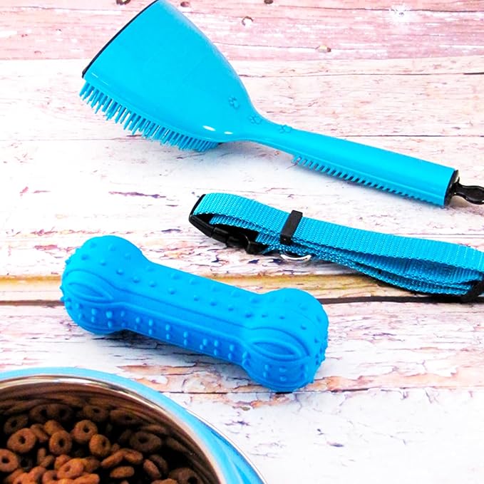 Michel Mercier Pet Detangling Brush - Thick Coat Dog & Cat Brush for Shedding & Grooming, Long/Short Haired Pets, Free Tick Remover Tool Included