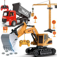 Leopmase 11 channel remote control forklift toy lifting a box with its fork raised - view 2